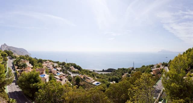 Appartement de luxe avec des vues sur la mer Méditerranée à Altea, Alicante.