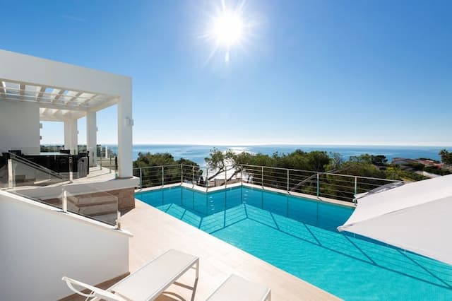 Modern villa with panoramic sea views in Costa Nova Marina, Javea.