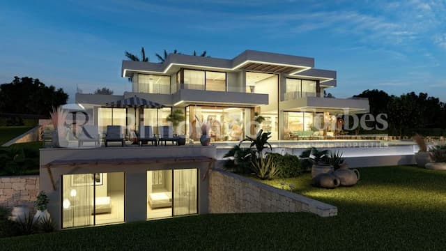Bauprojekt für moderne Villa in La Siesta, Jávea (Alicante) Spanien, mit beeindruckendem Blick auf das Mittelmeer.