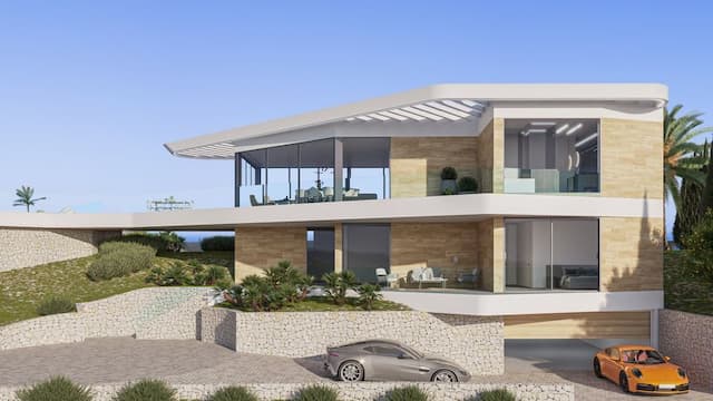Villa Projekt mit spektakulärem Meerblick in Mar Azul, Javea