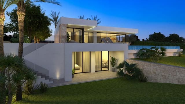 Exclusive modern villa project in Denia (Alicante) Spain.