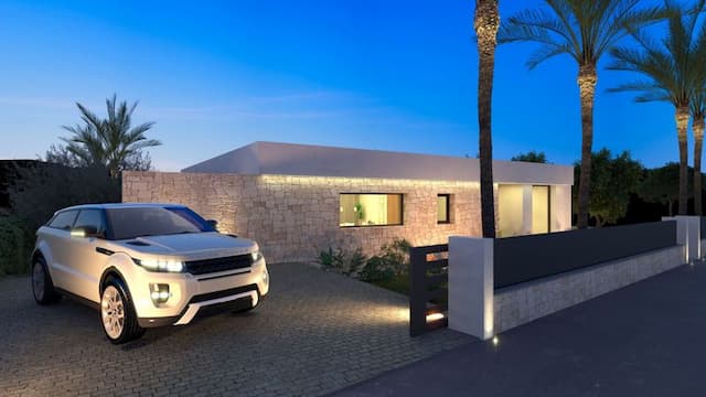 Exclusive modern villa project in Denia (Alicante) Spain.