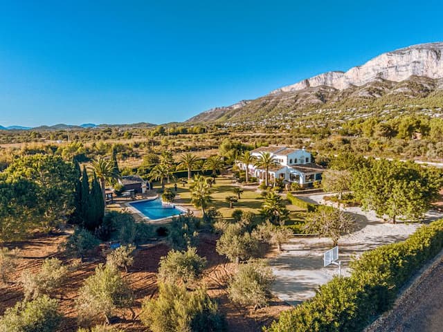 Traditional Mediterranean style finca in the Montgó Valls area of Jávea.