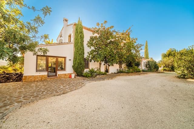 Traditional Mediterranean style finca in the Montgó Valls area of Jávea.