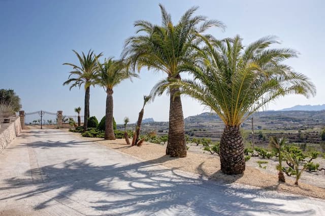 La finca méditerranéenne traditionnelle avec beaucoup d'intimité et de vues fantastiques à Moraira (Alicante)