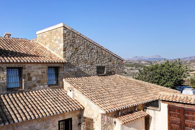 La finca méditerranéenne traditionnelle avec beaucoup d'intimité et de vues fantastiques à Moraira (Alicante)