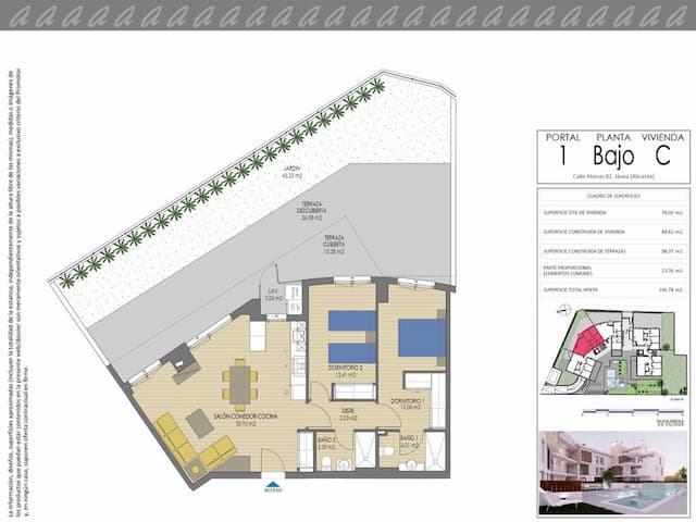 Apartamento en planta baja de nueva construcción en Cala Blanca, Jávea (Alicante)