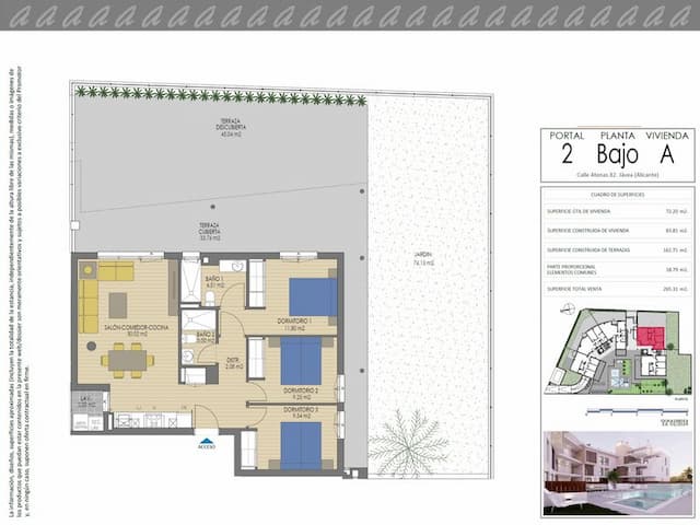 Apartamento en planta baja de nueva construcción en Cala Blanca, Jávea (Alicante)