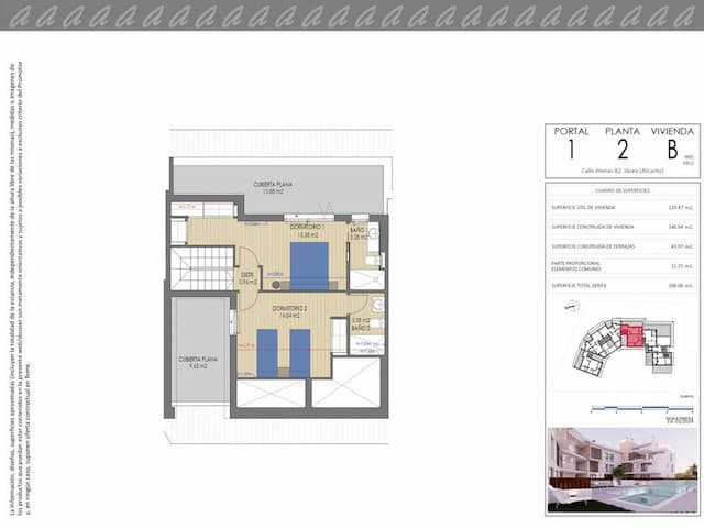 Apartamento ático dúplex de nueva construcción en Cala Blanca, Jávea (Alicante)