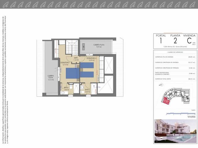 Apartamento ático dúplex de nueva construcción en Cala Blanca, Jávea (Alicante)