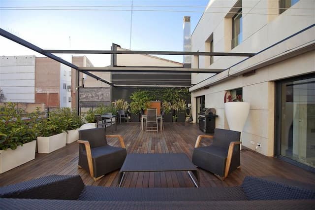 Penthouse mit Terrasse und Ausblick in Xerea, Valencia.