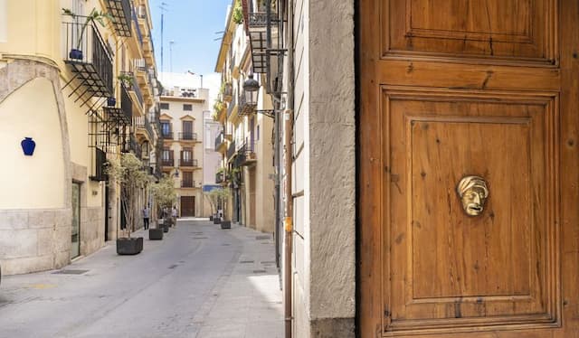 Apartment in the historic center of the city of Valencia.