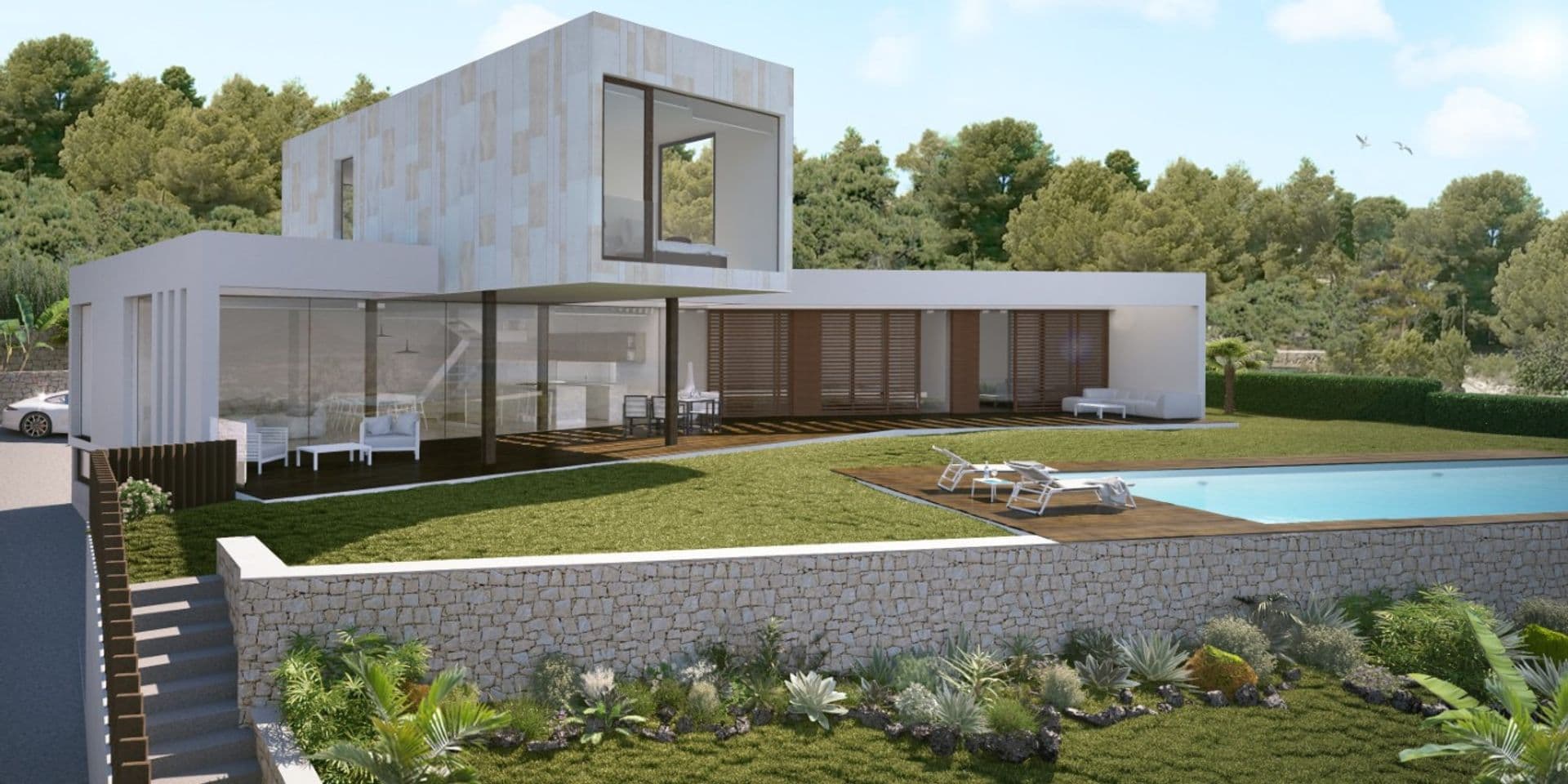 Villaprojekt mit Meerblick in Jávea.
