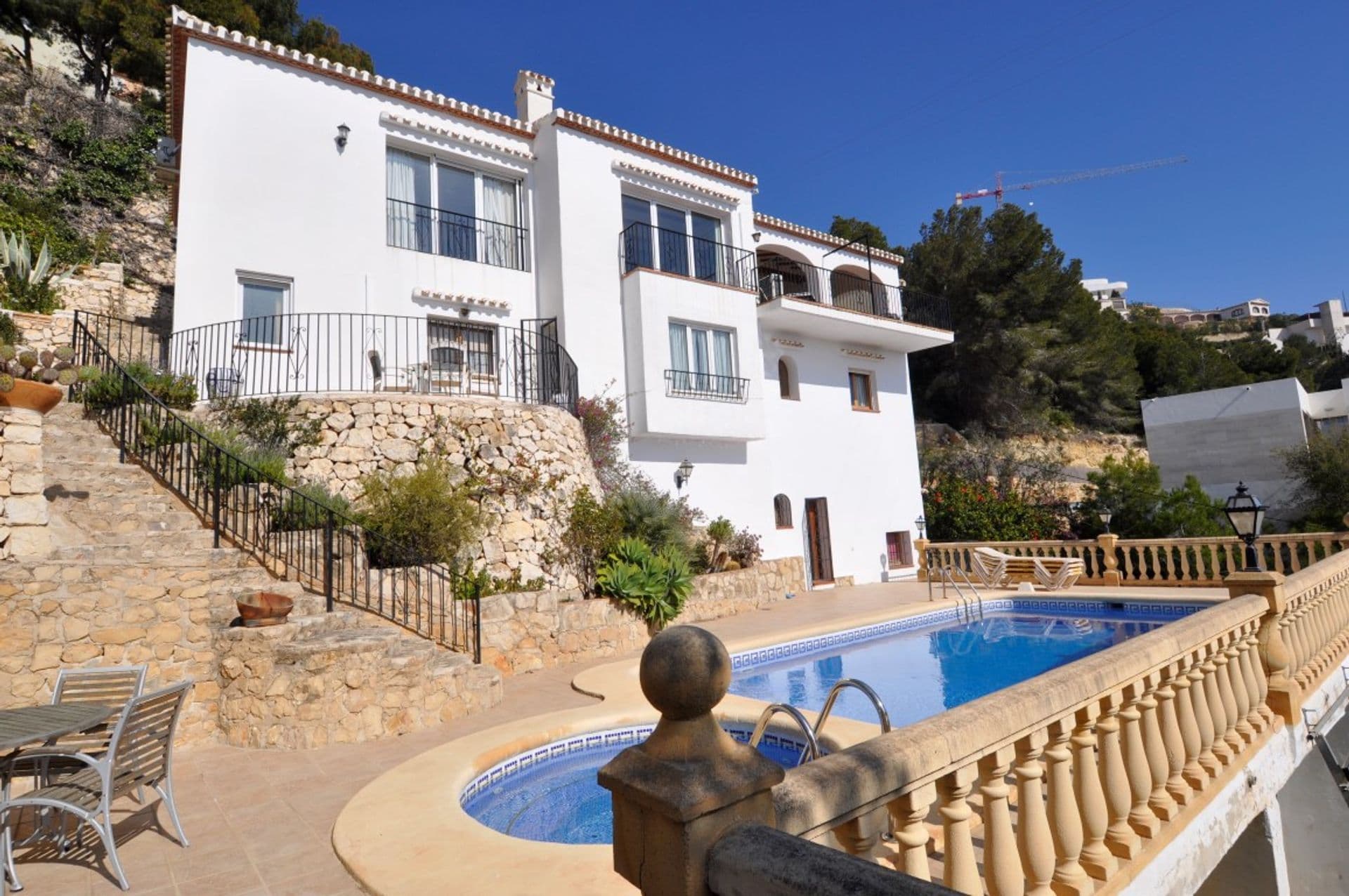 Willa z widokiem na morze w Cuesta San Antonio, Jávea.