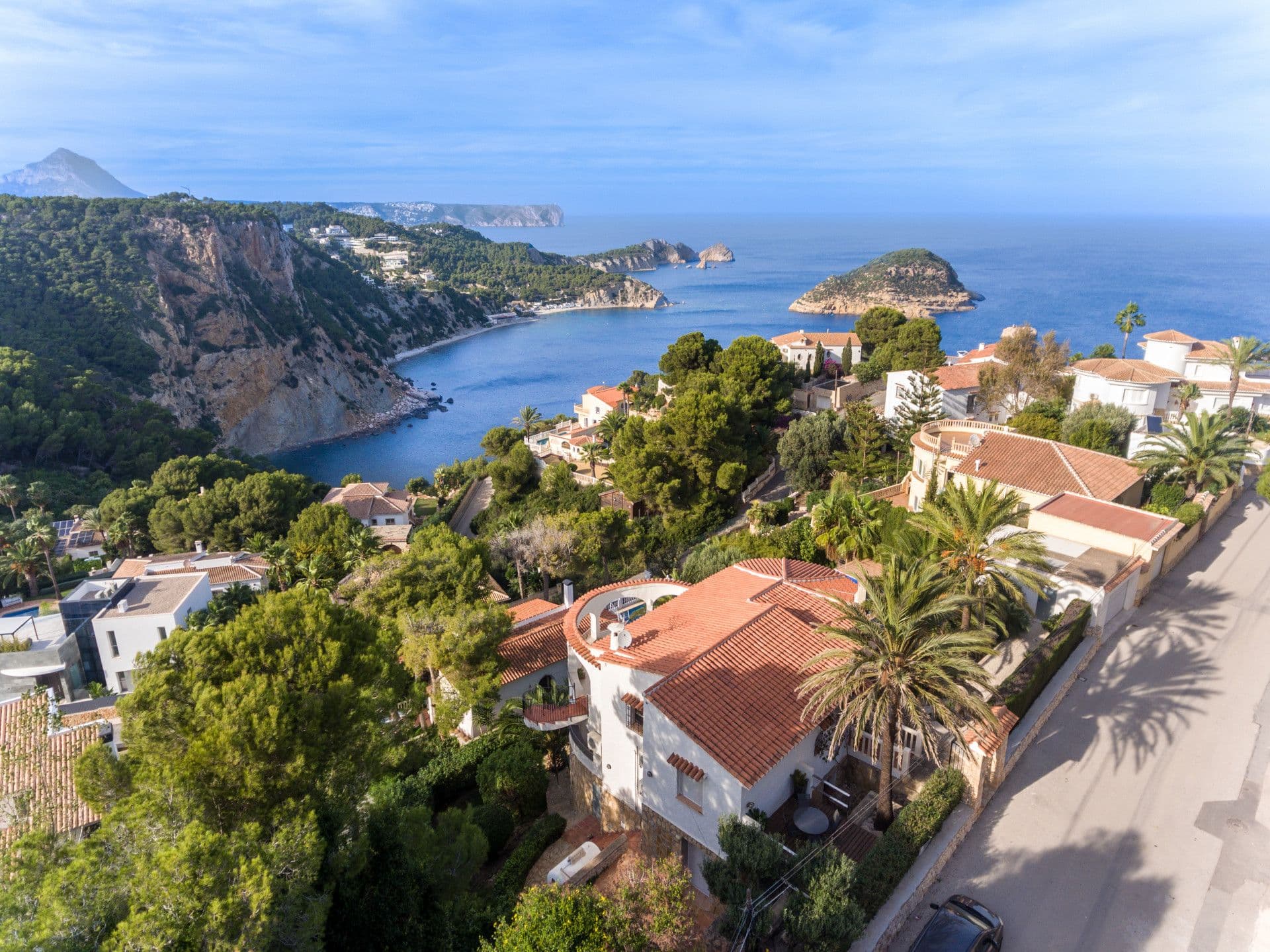 Villa with spectacular sea views in Cap Negre, Jávea.