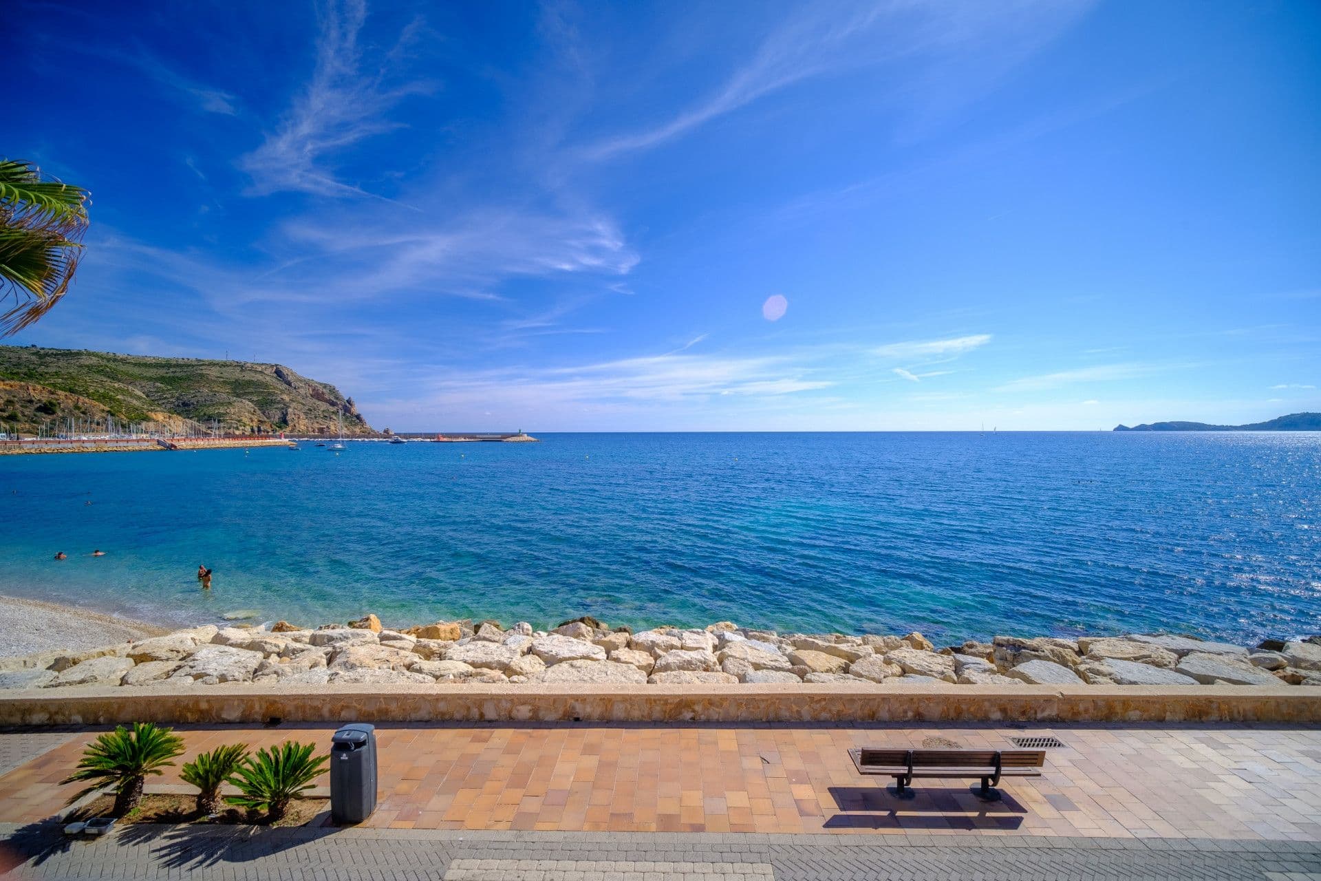Huis op de tour van de haven van Jávea.