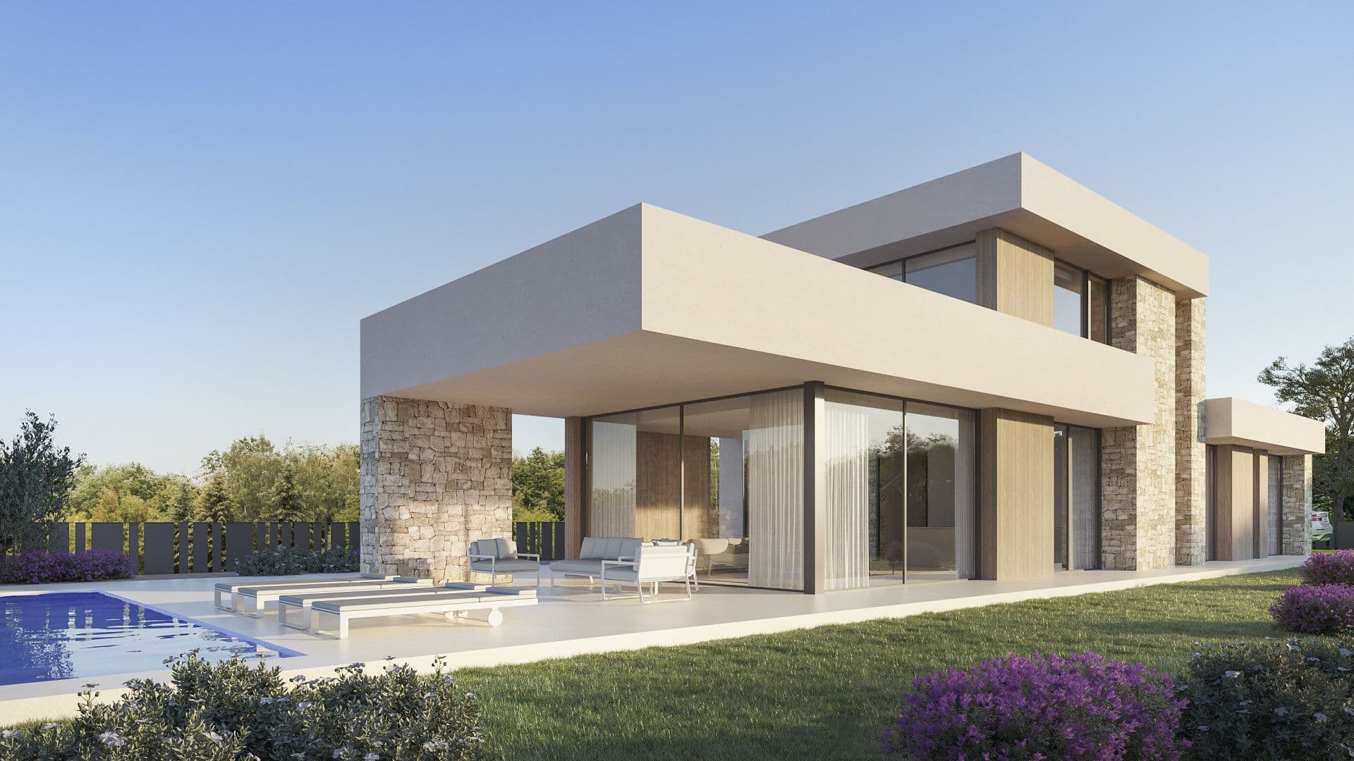 Modern villa project located in the area of San Juan de Dénia (Alicante)