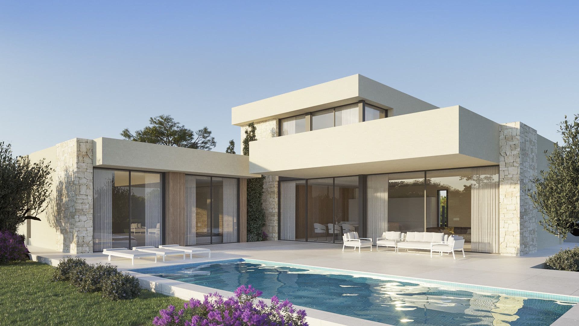 Contemporary design villa project in the area of San Juan, Dénia (Alicante)