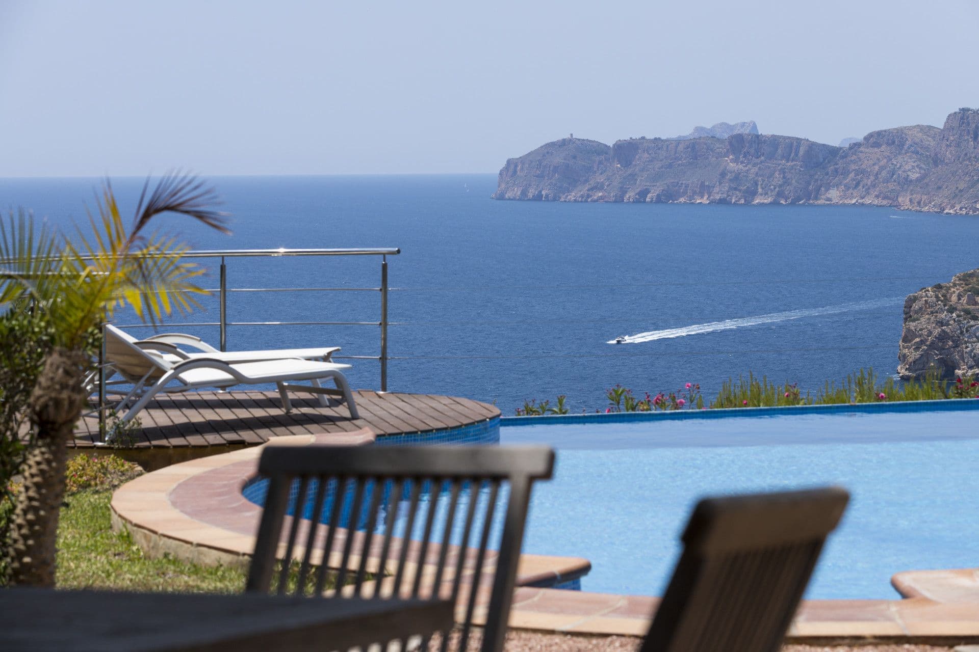 Villa with stunning sea views and great privacy in Costa Nova, Jávea