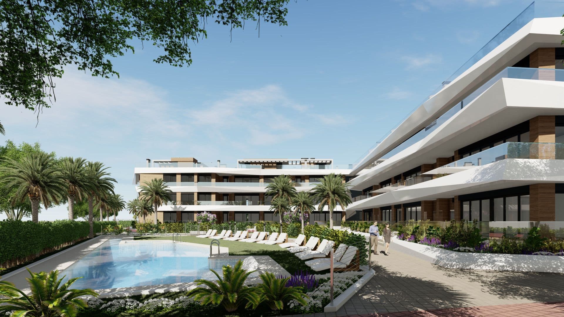 Projekt - Residencial Jávea Strand, neuer Luxuskomplex in Jávea
