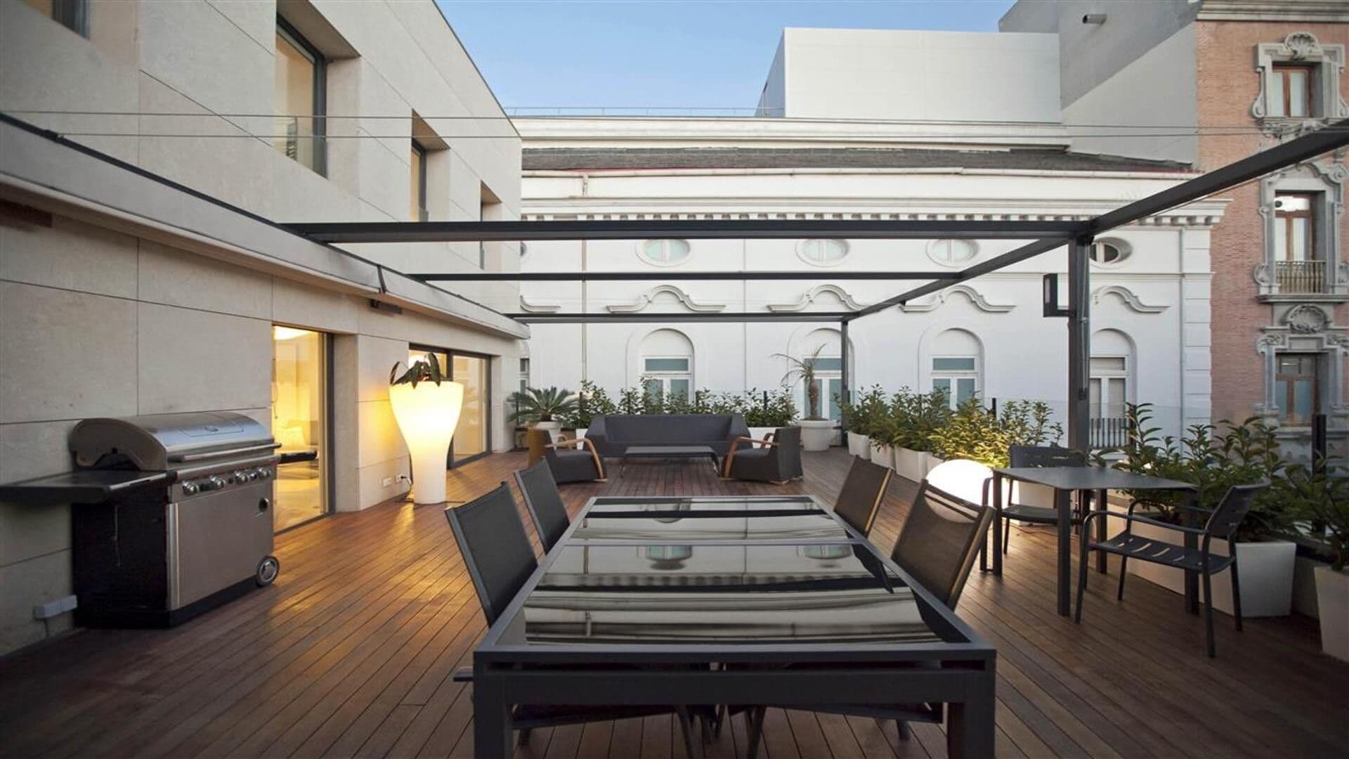 Penthouse mit Terrasse und Ausblick in Xerea, Valencia.
