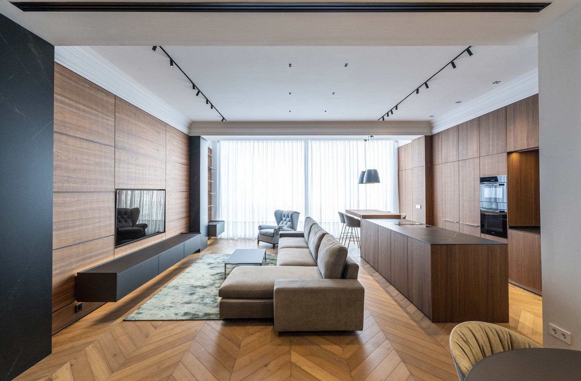 Luxurious three bedroom brand new apartment in the Ensanche, Valencia.